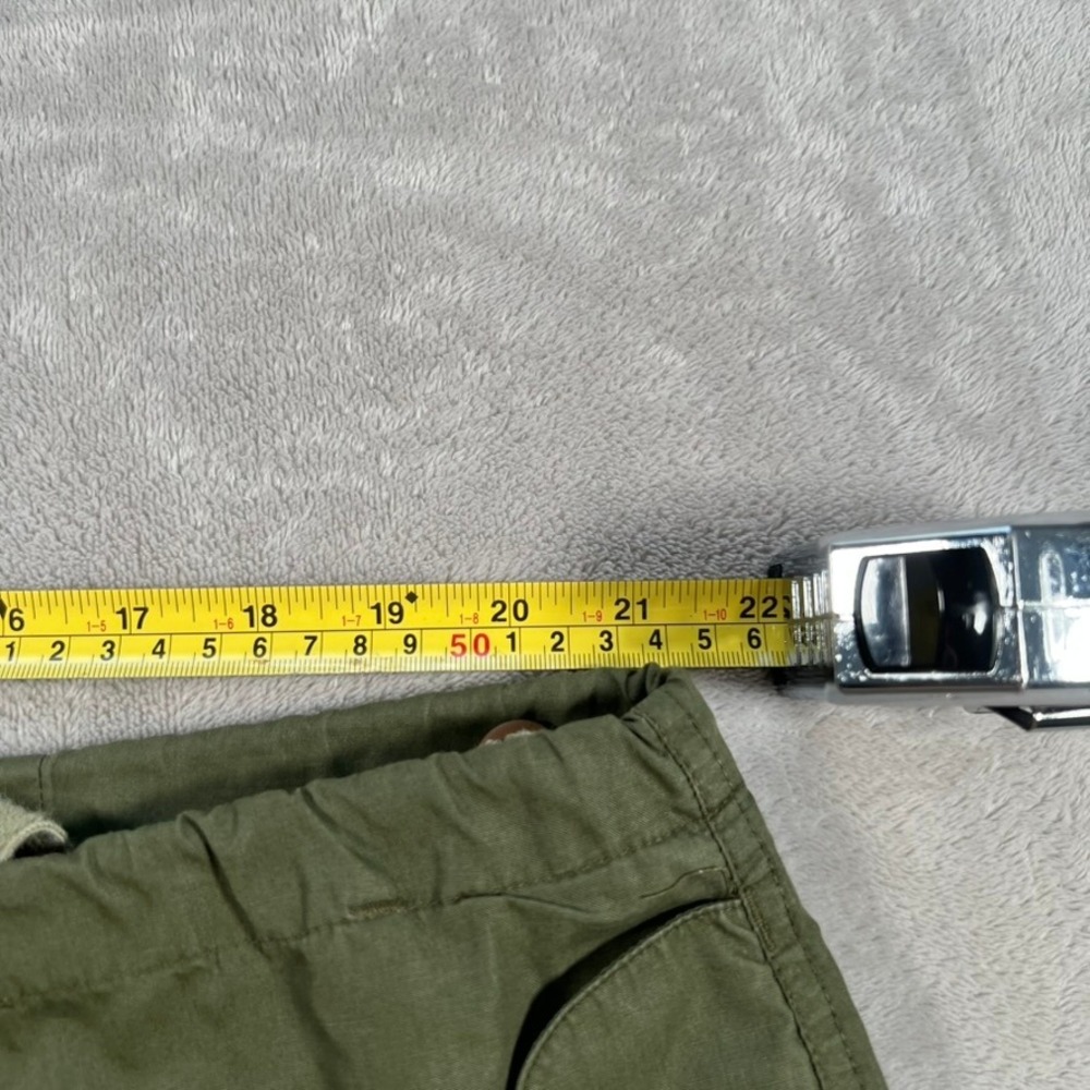 Vintage 90s UFO Parachute Cargo Pants Men's Size XL Green Baggy Rave Grunge Y2K - Picture 10 of 16